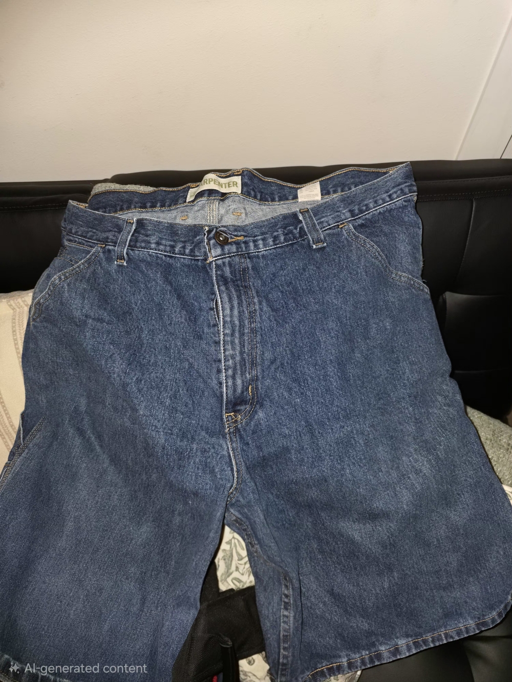 Faded Glory Dark Blue Relaxed Fit Men’s Jeans
